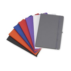 Caderneta Tipo Moleskine Em Couro Sintético Personalizada