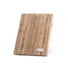 Caderno A5 Capa Dura em Palha Natural Personalizado