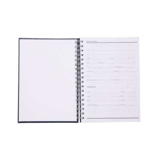 Caderno De Couro Sintético Personalizado