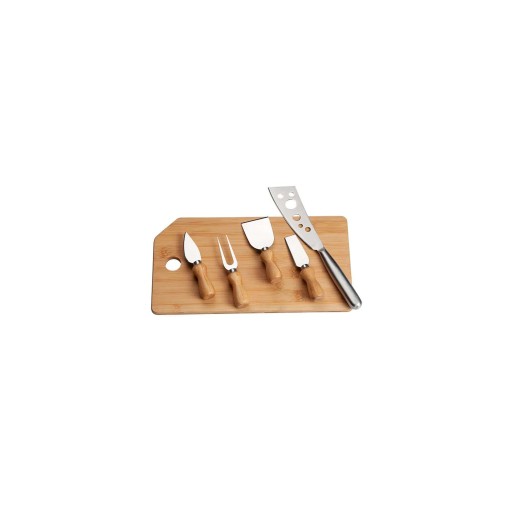 Kit para Queijo Em Bambu / Inox Oregon Personalizado