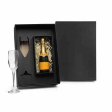 Taça De Vidro p/Champagne 190 Ml c/ Espaço p/Garrafa Mini Personalizado